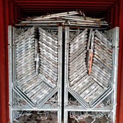 Large amount of scaffolding to Ethiopia