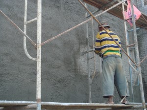 Plastering