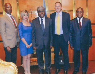 Private meeting with Abidjan Governor, 15th September 2015