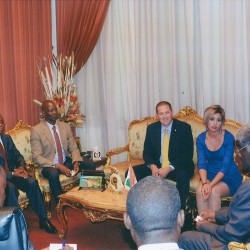 Incontro Privato con Governatore di Abidjan Costa D’Avorio 15 Settembre 2015