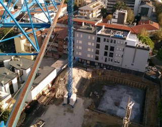 Tower crane rented in Lignano