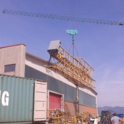 Tower crane for Tema, Ghana