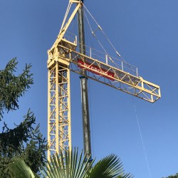 Tower crane Comedil GTS 511 assembling