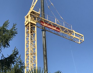 Tower crane Comedil GTS 511 assembling