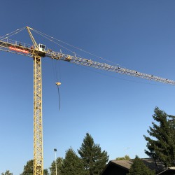 Tower crane Comedil GTS 511 assembling