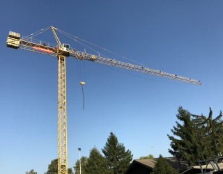 Tower crane Comedil GTS 511 assembling