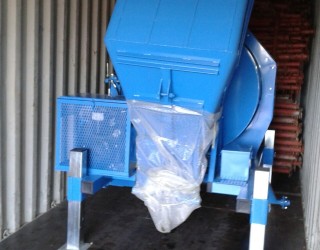 Container to Ethiopia with forks, props and concrete mixers