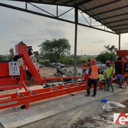 Block making plant installation in the Ivory Coast