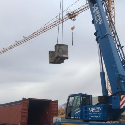 Grue à montage rapide San Marco pour le Ghana