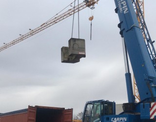 Grue à montage rapide San Marco pour le Ghana