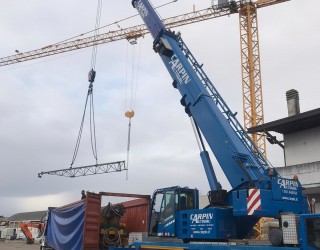 Grue à montage rapide San Marco pour le Ghana