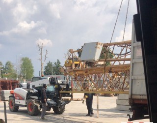 Potain tower crane to the Ivory Coast