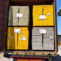 Containers headed to the Ivory Coast