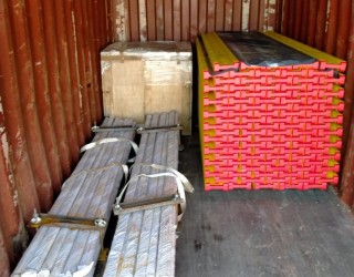 Containers headed to the Ivory Coast